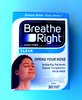 80 Original Breathe Right Nasenpflaster klein/mittel transparent