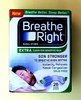 80 Breathe Right nasal strips EXTRA clear