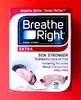 80 Breathe Right nasal strips EXTRA tan